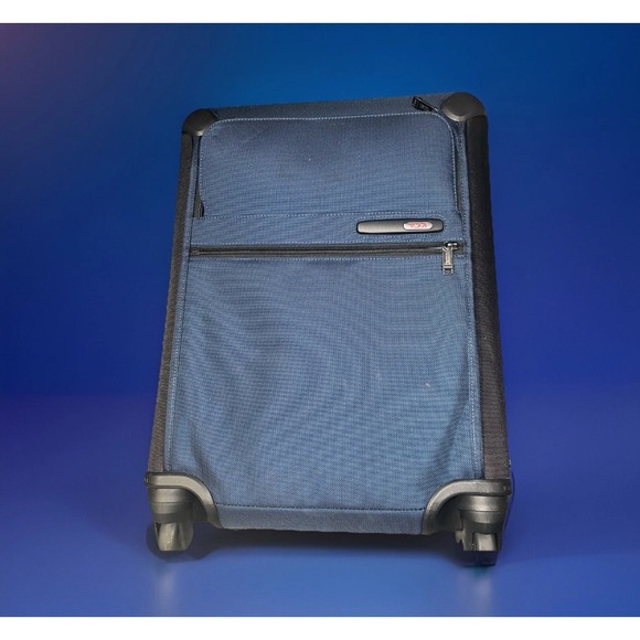 Tumi Continental 4 Wheel Expandable Carry-On Luggage Suitcase - Blue - Picture 1 of 7